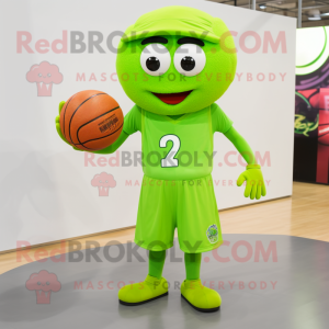 Lime Green Basketball Ball...