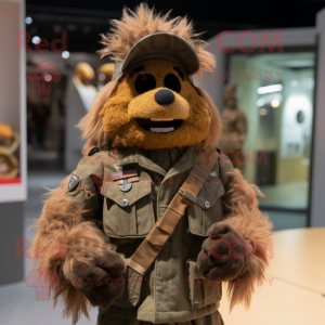 Brown Soldier mascotte...