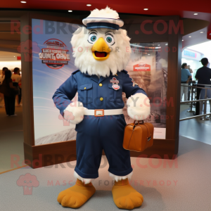 Navy Fried Chicken mascotte...