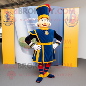 Navy Swiss Guard mascotte...