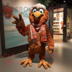 Rust Eagle maskot kostume...