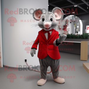 Red Mouse mascotte kostuum...