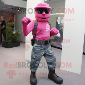 Pinkfarbener Commando...