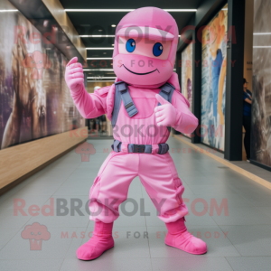 Pinkfarbener Commando...