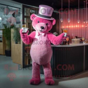 Rosafarbener Teddybär...