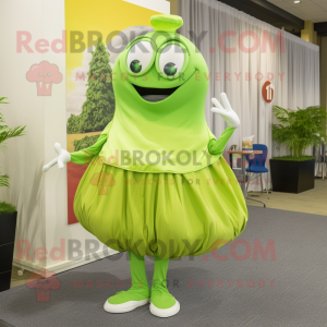 Lime Green Oyster maskot...