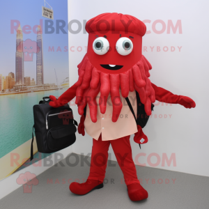 Red Fried Calamari mascotte...