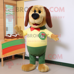 Olive Hot Dog mascotte...