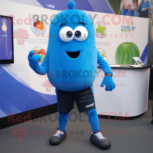 Blue Squash maskot kostume...