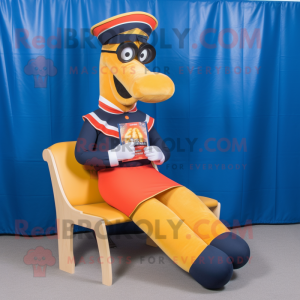 Navy Hot Dog mascotte...