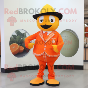 Orange Mandarin mascotte...