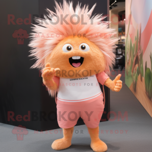 Peach Porcupine maskot...