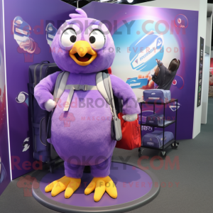 Purple Pigeon mascotte...