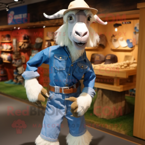 Cyan Boer Goat mascotte...