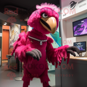 Magenta Vulture maskot...