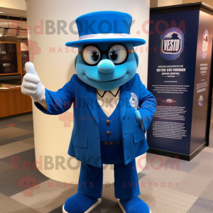 Blue Attorney mascotte...