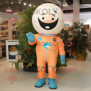 Peach Astronaut mascotte...