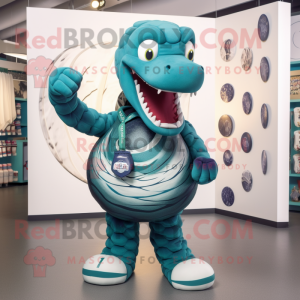 Teal Titanoboa mascotte...