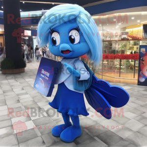 Personagem de mascote Blue...