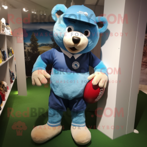 Himmelblauer Teddybär...