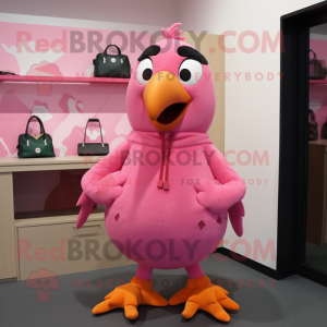 Pink Blackbird maskot...