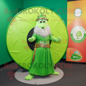 Postava maskota Lime Green...