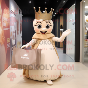 Beige Queen mascotte...