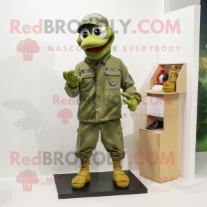 Olive Marine Recon maskot...