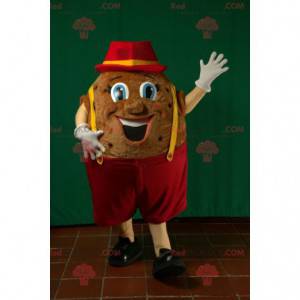 Gigantische aardappelmascotte. Aardappel mascotte -