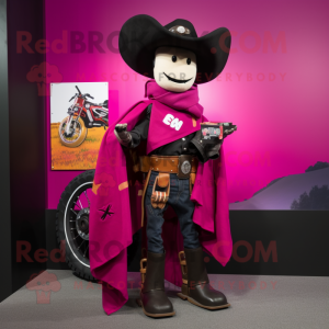 Magenta Cowboy maskot...