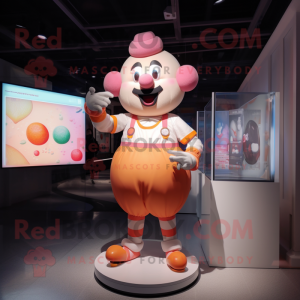 Peach Clown mascotte...