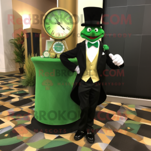 Green Hourglass maskot...