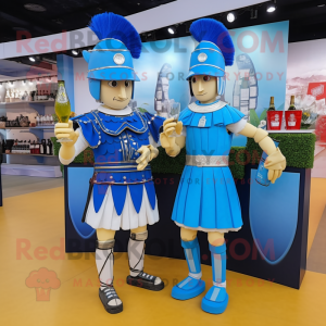 Blue Roman Soldier mascotte...