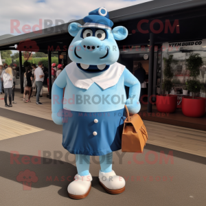 Sky Blue Steak mascotte...