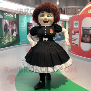 nan Irish Dancer mascot costume character dressed with a Playsuit and Belts