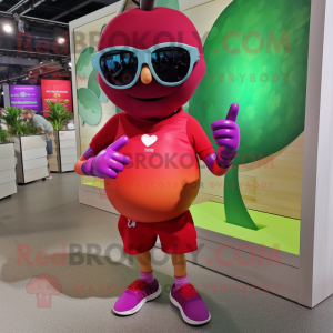 Magenta Apple maskot...