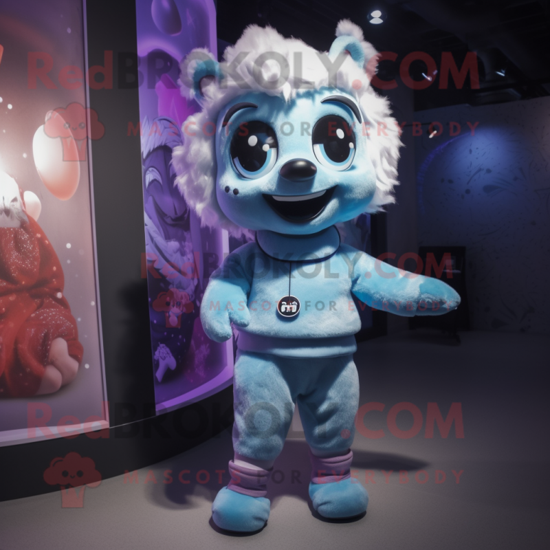 nan Ice mascot costume character dressed with a Romper and Necklaces