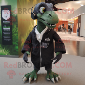 Black Utahraptor mascotte...