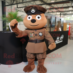 Brown Commando mascotte...