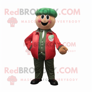 Red Green Bean mascotte...