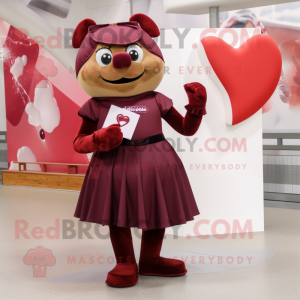 Maroon Love Letter mascotte...