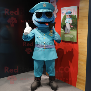 Turkis Navy Soldier maskot...