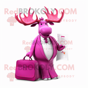 Magenta Elk mascotte...