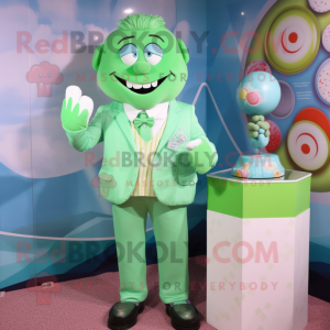 Green Candy Box maskot...