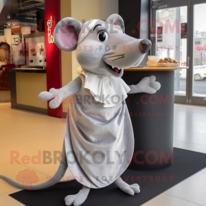 Zilver Ratatouille mascotte...