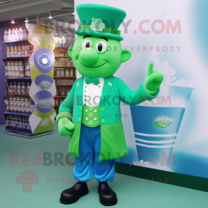 Cyan Green Beer mascotte...