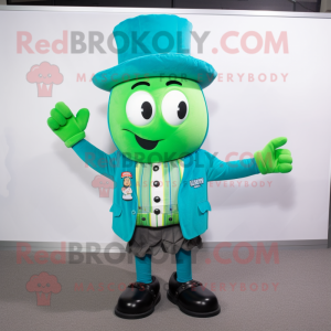 Cyan Green Beer maskot...