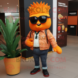 Orange Pineapple mascotte...