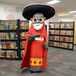 nan Enchiladas mascot costume character dressed with a Maxi Dress and Reading glasses