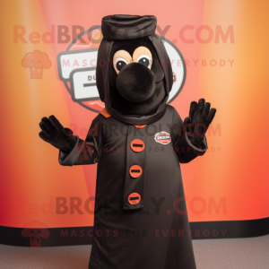 Black Currywurst mascotte...